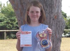 Emily Peters, Earth Hour School Road Show winner