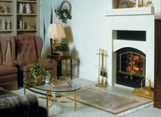 Woodburning fireplace Woodburning fireplace