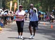 Necheeka Trott and Barrington Brown of Team Bermuda College Fast and Furious