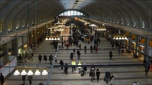 Stockholm's Central Station is one building reusing heat from passengers passing through stockholm_central_station
